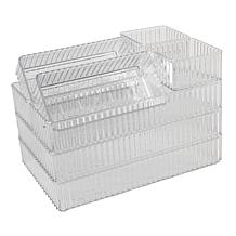"As Is" Improvements Clear Drawer Organizers - Set of 8