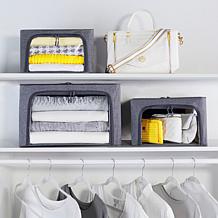 "As Is" Improvements Collapsible Storage Bins - Set of 4