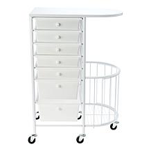 "As Is" Improvements Flat Top Craft Cart with Drawers