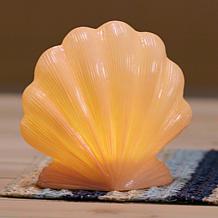 "As Is" Improvements LED Shell Lamp Decor - Set of 2