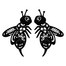 "As Is" Improvements LED Solar Silhouette Outdoor Stakes - Set of 2 