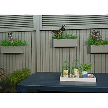 "As Is" Improvements LED Solar Silhouette Outdoor Stakes - Set of 2 