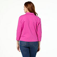 "As Is" Jaclyn Smith Ponte Knit Jacket