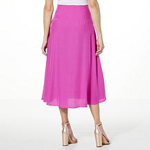 "As Is" Jaclyn Smith Yoked A-line Skirt