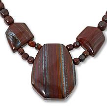 "As Is" Jay King African Tiger Chalcedony Necklace