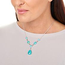 "As Is" Jay King Gallery Collection Kingman Turquoise Chain Necklace