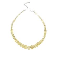 "As Is" Jay King Sterling Silver Citrine Graduated Bead Necklace