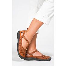 "As Is" JBU Daffodil Casual T-Strap Comfort Sandal