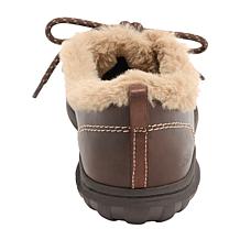 "As Is" JBU Dalia Moccasin-Style Shoe with Faux Fur Trim