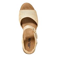 "As Is" JBU Jule Demi Wedge 2-piece Sandal 