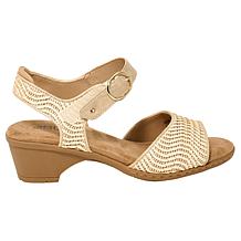 "As Is" JBU Jule Demi Wedge 2-piece Sandal 