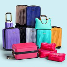 "As Is" Joy CleanBoss World Traveler Luxury Luggage 6-piece Designe...