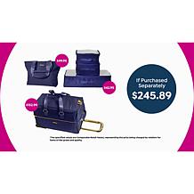 "As Is" Joy Eco Luxe World Traveler 5pc Light & Chic Luggage Set