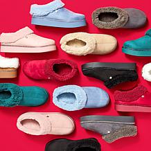 "As Is" Joy Glamorous Cozy Slippers w/Podiatric Insole Best Gift Ever!