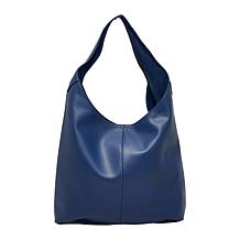 "As Is" Joy Metallic Leather Hobo Slouch Bag with Wristlet