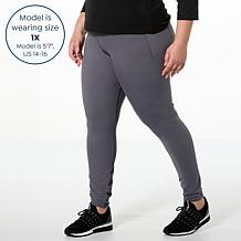 "As Is" Joy Performance Ultra Smooth Luxe Legging w/Perfect Pockets