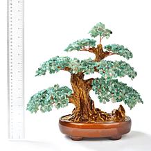 "As Is" KALIFANO Gemstone Bonsai Tree of Life Sculpture