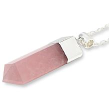 "As Is" KALIFANO Gemstone Crystal Amulet Pendant with Chain