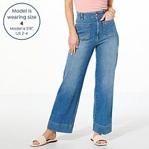 "As Is" kathy ireland© Fashion 360 Marie Wide-Leg Jean