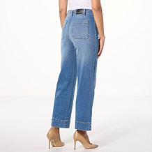 "As Is" kathy ireland© Fashion 360 Marie Wide-Leg Jean