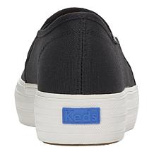 "As Is" Keds® Triple Decker Embroidered Daisy Canvas Platform Sneaker