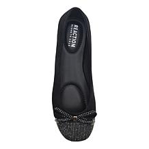 "As Is" Kenneth Cole Reaction Ellie Jeweled Cap Toe Ballet Flat