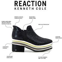 "As Is" Kenneth Cole Reaction Sandra EZ-On Step-In Jeweled Bootie