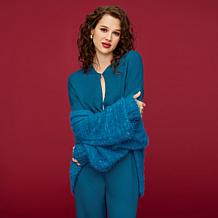 "As Is" LB70 by Lloyd Boston Sweet Symmetry Surplice Long Sleeve Sw...