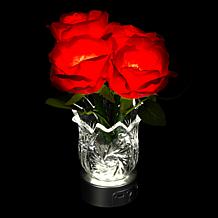 "As Is" Living Glow Rechargeable LED Color Changing Flower Light