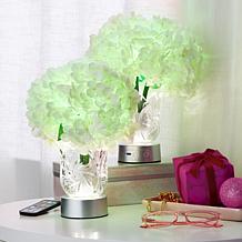 "As Is" Living Glow Rechargeable LED Color Changing Flower Light - ...
