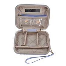 "As Is" Marcy Mckenna Geometric Design Hard-Side Mini Beauty Case