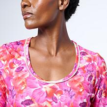 "As Is" Mark & James by Badgley Mischka Amy Short Sleeve Tee