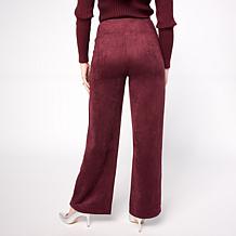 "As Is" Mark & James by Badgley Mischka Kim Wide Leg Pin Tuck Pant