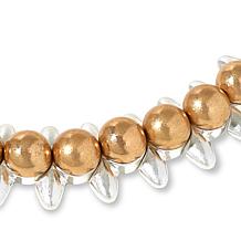 "As Is" MarlaWynne 18-13/16" Spiked Chunky Station Necklace