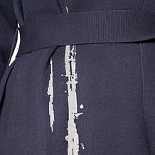 "As Is" MarlaWynne Refined Knit Wrapped Cardigan with Belt