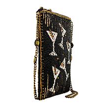 "As Is" Mary Frances Hand-Beaded Crossbody Mini Handbag