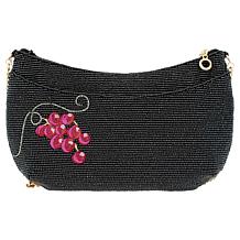 "As Is" Mary Frances Handbag Hand-Beaded Crossbody/Clutch