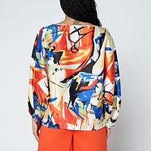 "As Is" Megan Renee Hammered Satin Top