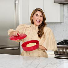 "As Is" Mesa Mia by Jenny Martinez 9.6" Stoneware Tortilla Warmer