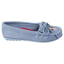 "As Is" Minnetonka® Nizhoni Hand-Beaded Suede Moccasin