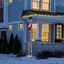 "As Is" Mr. Christmas 11' Rope Ladder Climbing Santa