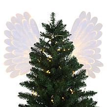 "As Is" Mr. Christmas Fiber Optic Angel Wing Tree Topper