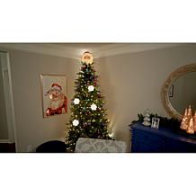 "As Is" Mr. Christmas LED Blow Mold Santa Tree Topper