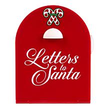 "As Is" Mr. Christmas Santa's Enchanted Mailbox with Notepad and Pen