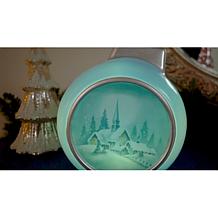 "As Is" Mr. Christmas Set of 2 12" LED Blow Mold Ornaments
