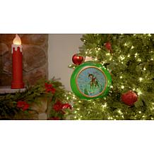 "As Is" Mr. Christmas Set of 2 12" LED Blow Mold Ornaments