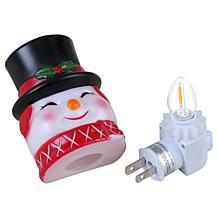 "As Is" Mr. Christmas Set of 2 Nightlights