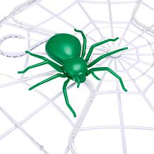 "As Is" Mr. Halloween 48" LED Spider Web with Moving Spider