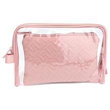 "As Is" My Tag Alongs 2-Piece Clear Travel Storge Pouch Set