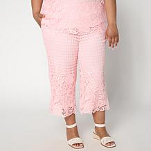 "As Is" Nina Leonard Elastic Waist Pull-On Cropped Pant